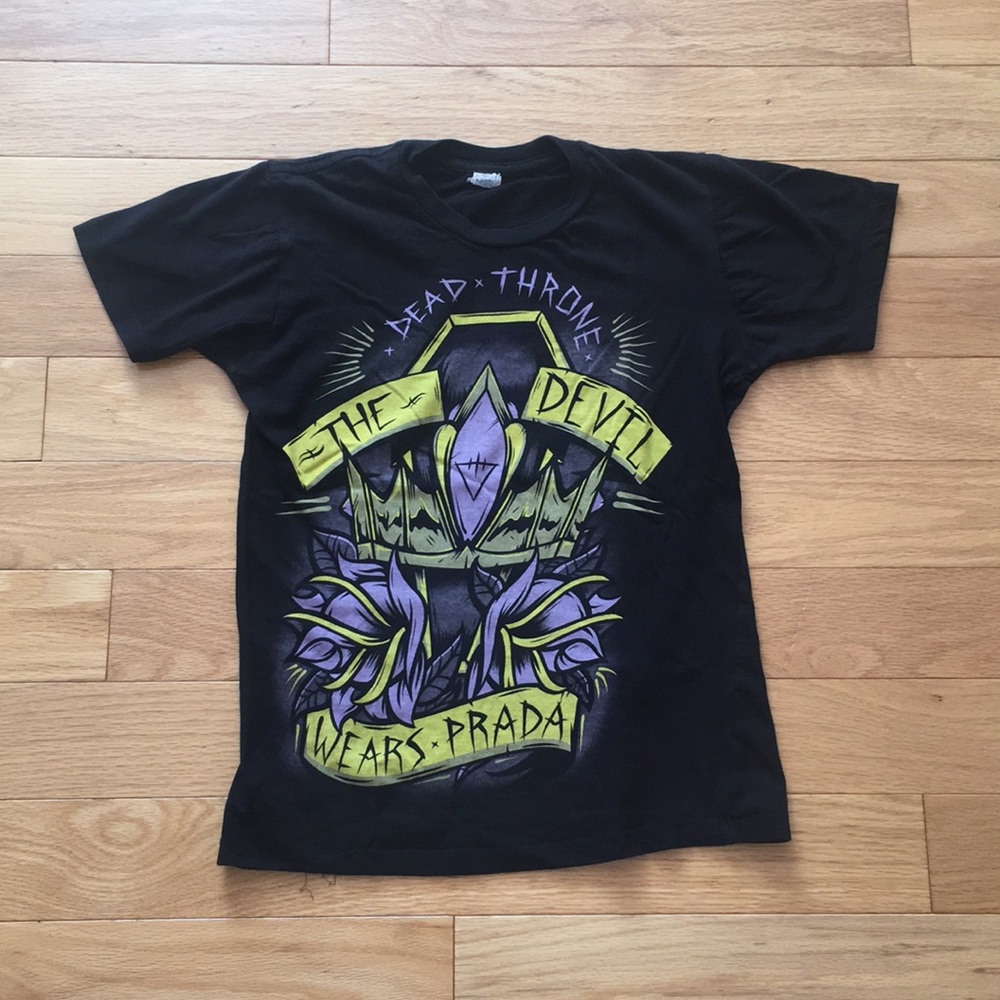 The Devil Wears Prada graphic band tee